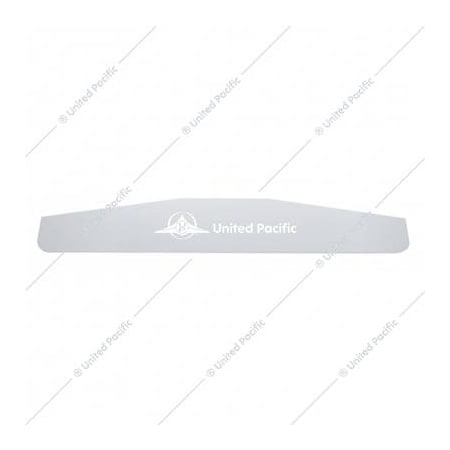 United Pacific 4 X 24 Stainless Standard Bottom Mud Flap Plate - Welded Stud 21411